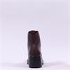 Pepe Saenz Sofia Front Zip Heel Boot - Burgundy Leather